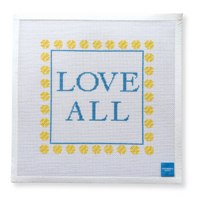 Love All Tennis Needlepoint Canvas
