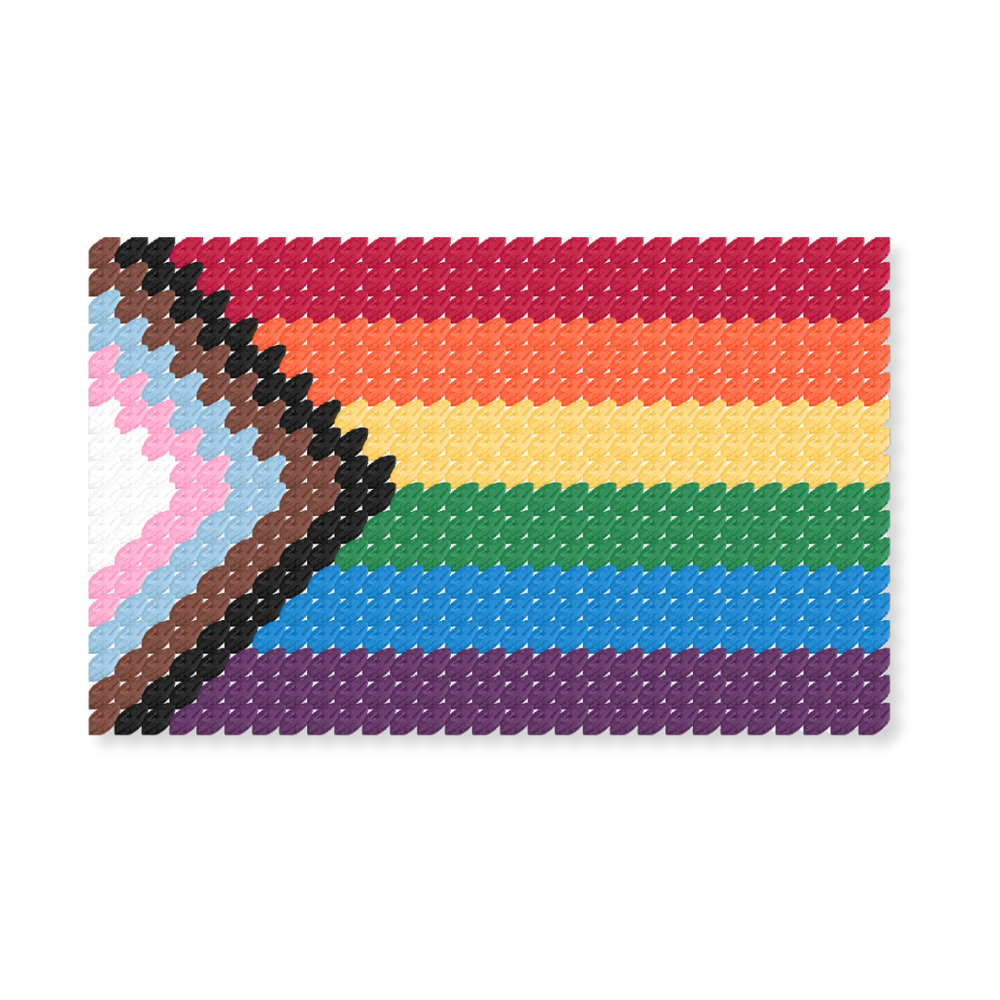 Pride Needlepoint Bag Charm (Digital Download)