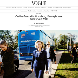 Harris Walz Needlepoint Pin Chart | Featured in Vogue (Digital Download)