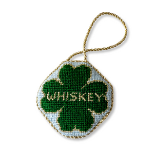 Whiskey Decanter Tag Needlepoint Canvas