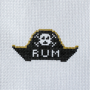 Rum Decanter Tag Needlepoint Canvas