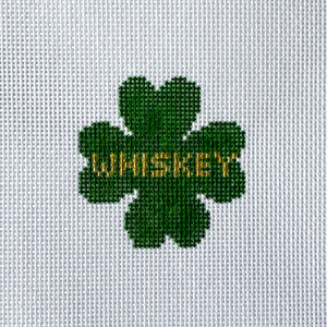 Whiskey Decanter Tag Needlepoint Canvas