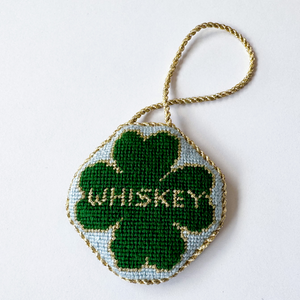 Whiskey Decanter Tag Needlepoint Canvas